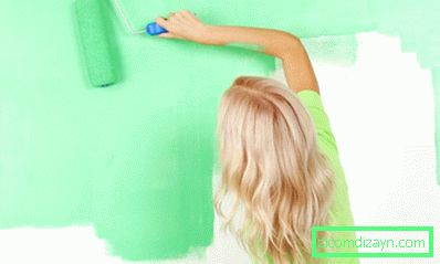 Malowanie ścian za pomocą wałka